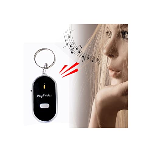 Utility Anti-Loss Device for Pet,Key Led Anti-Lost Key Finder Locator Key Ring Whistle Voice Control Key Ring Finder 1pc