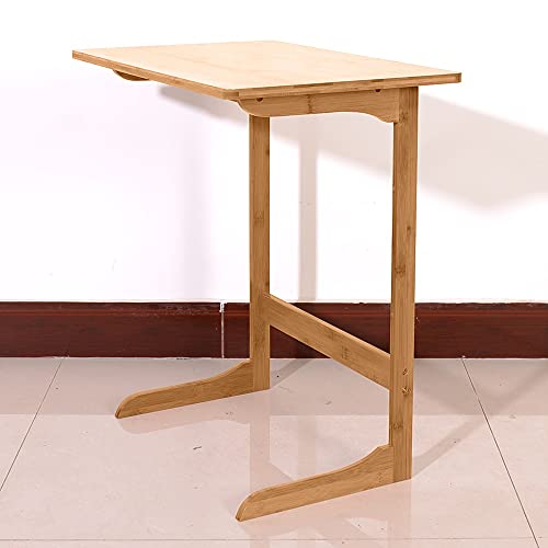 MJWDP Two Colors 60x40x65cm L-Shaped Sofa Side Table Notebook Desk (Color : D)