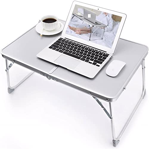 MJWDP Lifting Computer Desk Rolling Table Desk with Adjustable Height Laptop Notebook Swivel Desk with 5 Wheels Leg Table (Color : D, Size