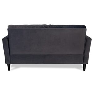 Milliard Loveseat, Velvet Love Seat, Small Couch