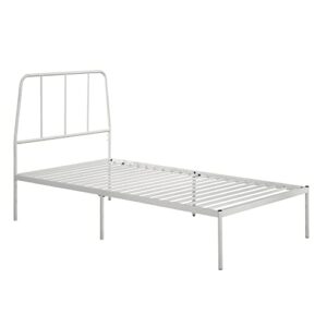 Sauder Harvey Park Twin Platform Bed, White Finish