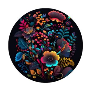 Floral Ditsy Blossoms Daisy Flower Garden Wildflower Pattern PopSockets Swappable PopGrip