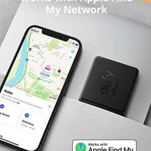 eufy Security by Anker SmartTrack (Black, 4Links +1Card), Works with Apple Find My (iOS Only), Item Tracker, Phone Finder, Water Resistant, Android Not Supported