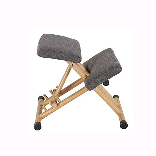 WYKDD Ergonomical Designed Kneeling Chair Stool Handle Height Adjust Office Knee Ergonomic Correct Posture (Color : E)