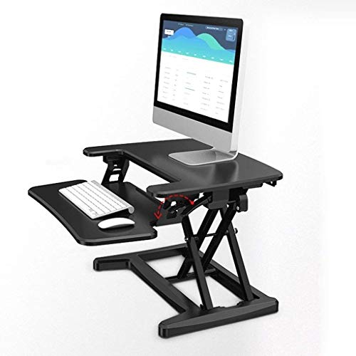 WYKDD Computer Desk - Office Lift Platform Small Down Office Desk Folding Heightening Lifting Computer Table Mobile Household Can Be Raised and Lowered Desk Computer Desk (Color : D)