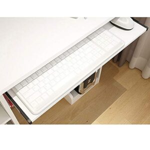 XXXDXDP Wood Desktop Computer Desk with Keyboard Tray PC Laptop Desk for Study Student Writing Table Home Office Work Furniture (Color : D)