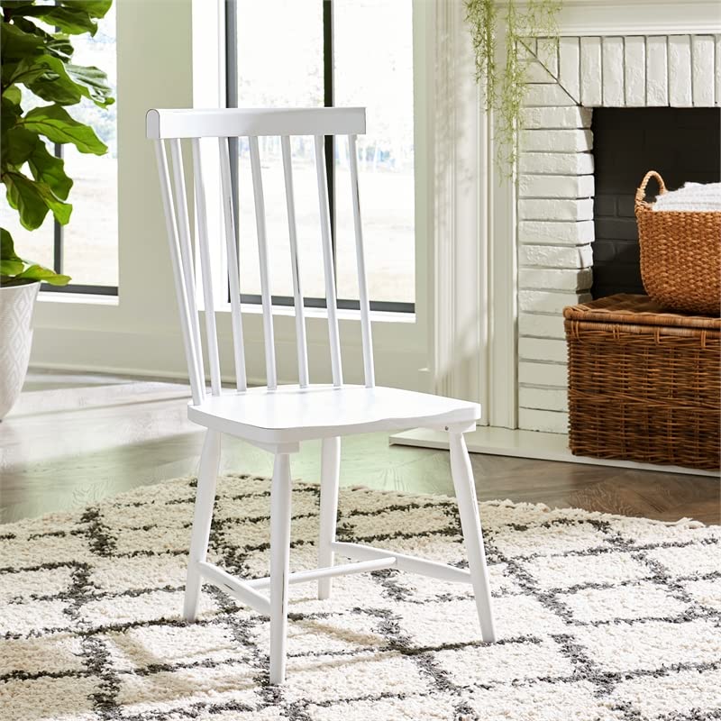 Liberty Capeside Cottage Spindle Back Side Chair - White - Set of 2