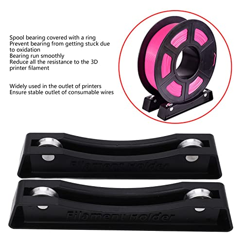 2Pcs Filament Spool Holder ABS Filament Stand Holder 3D Printer Accessories with Bearing for FDM PLA ABS Rolls