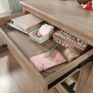 Sauder Rollingwood Engineered Wood Library Base in Brushed Oak