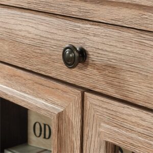 Sauder Rollingwood Engineered Wood Library Base in Brushed Oak