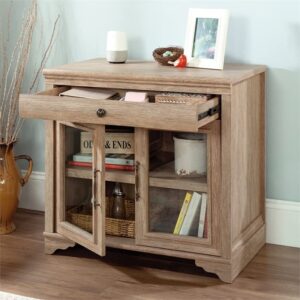 Sauder Rollingwood Engineered Wood Library Base in Brushed Oak