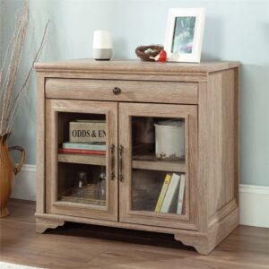 Sauder Rollingwood Engineered Wood Library Base in Brushed Oak