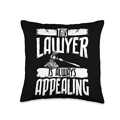 Funny Lawyer Gifts For Men And Lawyer Designs Always Appealing | Lawyer Throw Pillow, 16x16, Multicolor