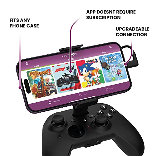 RiotPWR iPhone Cloud Gaming Controller Mobile Handheld Console/Controller for Mobile Games on your iPhone & iPad - USB-C & lightning compatible