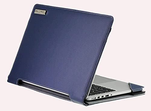 Broonel - Profile Series - Blue Leather Laptop Case Compatible with Dell Latitude 7430 14"