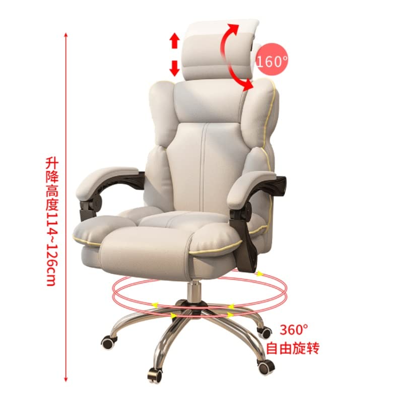 ZHAOLEI Home Internet Cafe Racing Chair Ergonomic Computer Chair Adjustable Swivel Liftable Chair