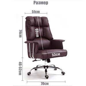 ZHAOLEI Office Chair Computer Chair Soft and Furniture European Seat for Cafe Home Chair for Gift (Color : D)
