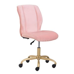 zhaolei adjustable swivel task chair plush velvet office chair