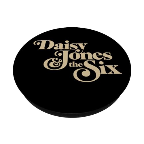 Daisy Jones & the Six - Retro Logo Black PopSockets Standard PopGrip