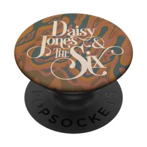 daisy jones & the six - vintage psychedelic logo popsockets standard popgrip