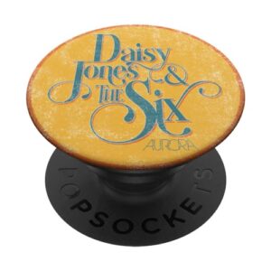 daisy jones & the six - vintage yellow logo popsockets standard popgrip