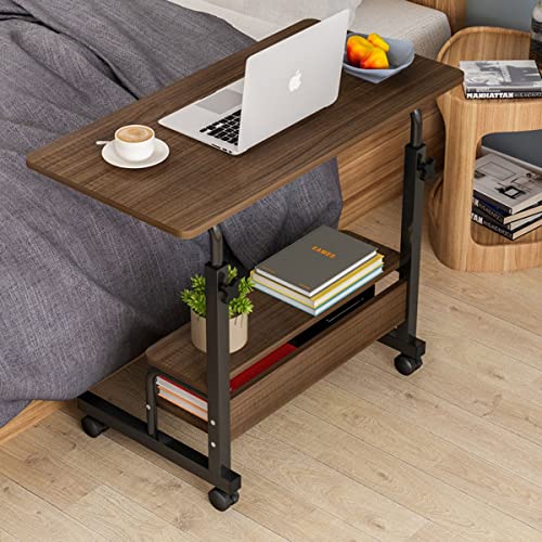 COTCLO Learn Office Computer Table Laptop Desk Removable Mobile Table Student Writing Reading Workstation for Home Office Adjustable Height for Sofa Couch Floor