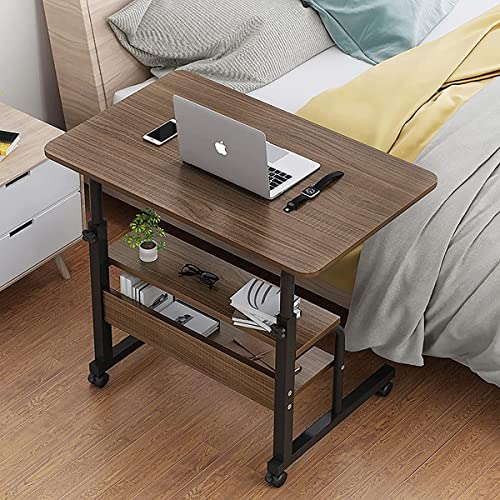 COTCLO Learn Office Computer Table Laptop Desk Removable Mobile Table Student Writing Reading Workstation for Home Office Adjustable Height for Sofa Couch Floor