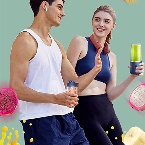 Usbinx 2023 Portable Personal B_lenders For Shakes & Smoothies, Fruit Juicer USB Rechargeable With 6 Blades, Handheld B_lenders For Sports Travel & Outdoors, Family Presents