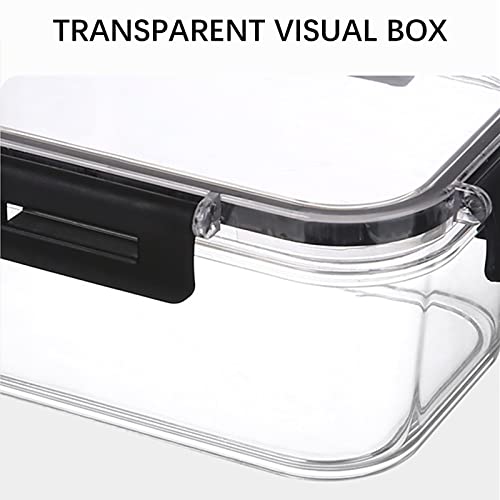 Vetitkima Food Storage Containers With Lids Airtight, Crisper Refrigerator Rectangular Kitchen Thickening Box Storage Box