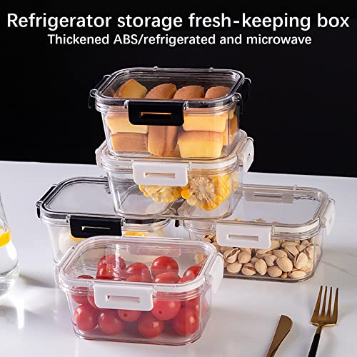 Vetitkima Food Storage Containers With Lids Airtight, Crisper Refrigerator Rectangular Kitchen Thickening Box Storage Box