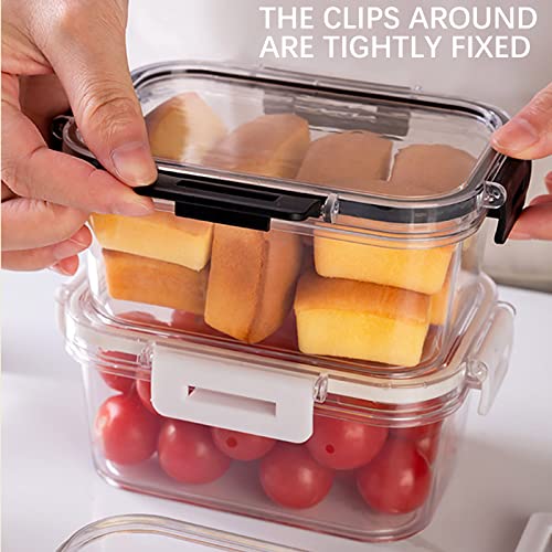 Vetitkima Food Storage Containers With Lids Airtight, Crisper Refrigerator Rectangular Kitchen Thickening Box Storage Box