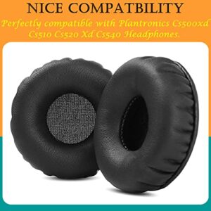 TaiZiChangQin 4 Pcs Ear Pads Ear Cushion Sponge Earpads Foam Replacement Compatible with Plantronics Cs500xd Cs510 Cs520 Xd Cs540 Headphone