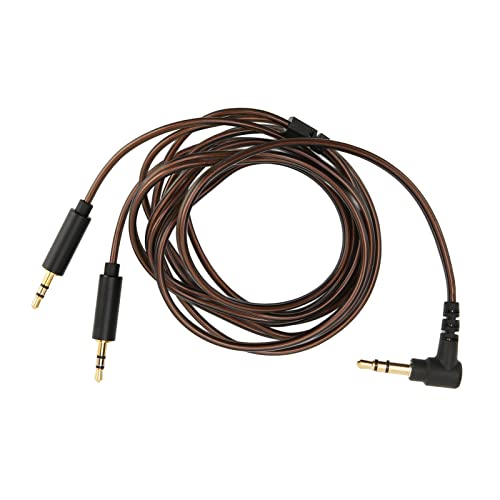 Replacement Cable for 3.5 MM to Dual 2.5 MM Headphones, Eliminates Skin Effect, Made of Oxygen Free Copper Wire Suitable for He400s He 400I He560 He 350 He1000 He1000 V2 47.2 in