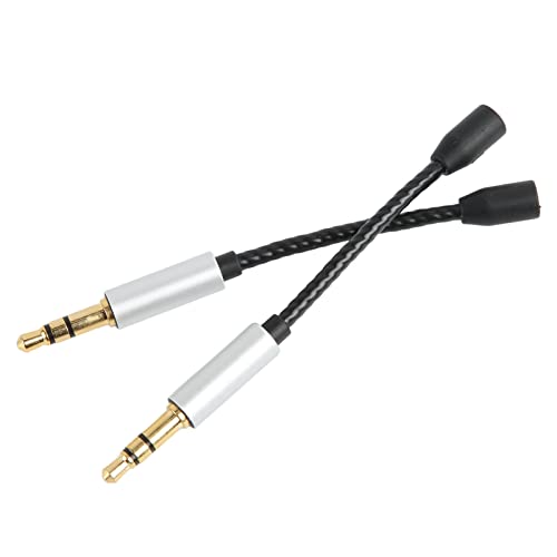 MMCX to 3.5mm Adapter Cable, Gold Plated Interface OFC Core Lossless Sound MMCX Female to 3.5mm Male Cable