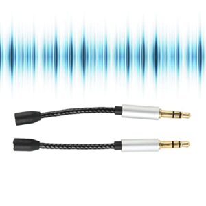 MMCX to 3.5mm Adapter Cable, Gold Plated Interface OFC Core Lossless Sound MMCX Female to 3.5mm Male Cable