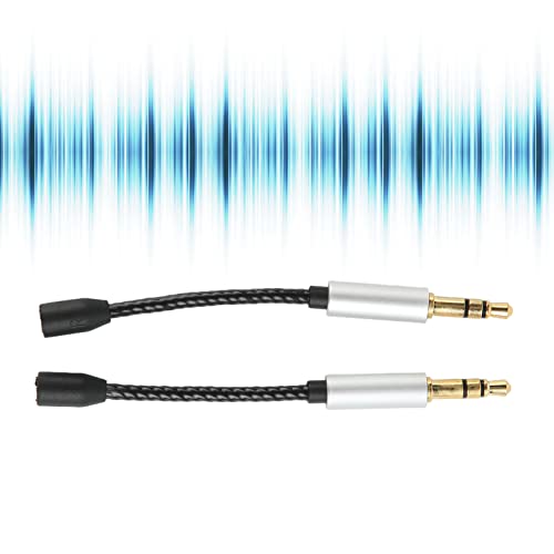 MMCX to 3.5mm Adapter Cable, Gold Plated Interface OFC Core Lossless Sound MMCX Female to 3.5mm Male Cable