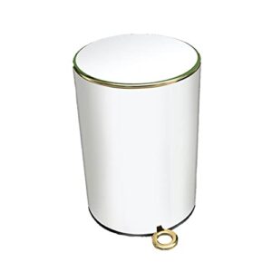 mfchy trash can stainless steel press bathroom trash can kitchen garbage container household products
