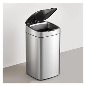 mfchy kitchen smart trash can automatic sensor living room stainless steel trash can automatica rubbish bin