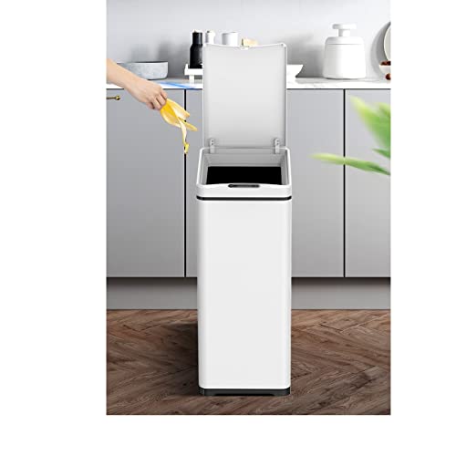 MFCHY Intelligent Induction Trash Can Large Size Commercial Home Hotel Office Lobby Airport Storage Waste Bins Smart Kitchen