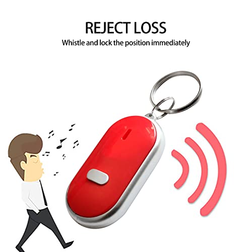 BLUGY Kids Smartwatches Portable LED -Lost Key Finder Locator Whistle Sound Control Keyring Finder Sound Locator Keychain Child Tracking Device Wearable