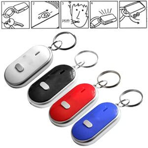 BLUGY Kids Smartwatches Portable LED -Lost Key Finder Locator Whistle Sound Control Keyring Finder Sound Locator Keychain Child Tracking Device Wearable