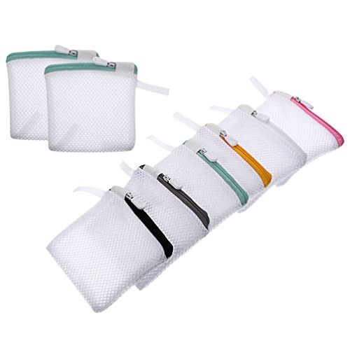 Tofficu Laundry Bags Mesh Wash Bags 8pcs Mesh Laundry Bags for Delicates Honeycomb Mesh Laundry Bags Washing Machine Wash Bag for Delicates Blouse Underwear Bra Baby Clothes Mesh Laundry Bag