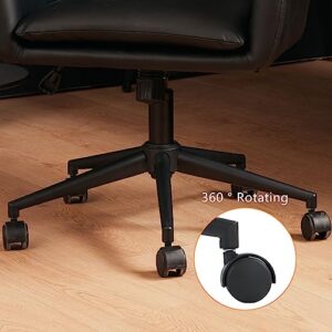 Sepnine Modern Executive Office Chair,PU Leather Ergonomic Computer Desk Chair with Pillow Pad,Adjustable Tilt Lock Swivel Rolling Chair for Adult,Adjustable Back 16°