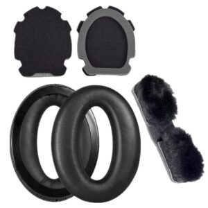 replacement ear pads headphones for bose aviation headset x a10 a20 cushions earcups muffs（black