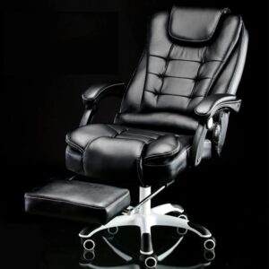 TJLSS Office Chair Home Computer Chair PU Comfortable Swivel Gaming Chair Point Massage