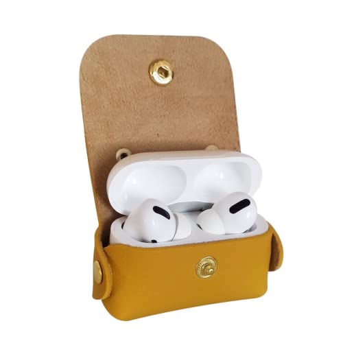 for AirPods Pro Case Cover, Leather Headphone Protective Cover with Keychain for Women Men Compatible with AirPods 3rd & 2nd & 1st Generation, Anti-Scratch Creative Shell(White,for AirPods 3)