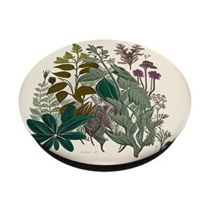 Wild flower | purple flower | Garden Botanical Foliage PopSockets Swappable PopGrip