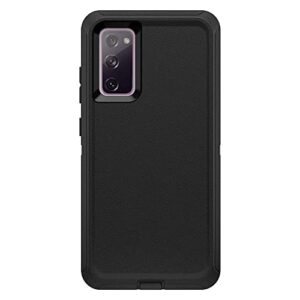 Defender Case Compatible with Samsung Galaxy S20 FE Case 5G - Black