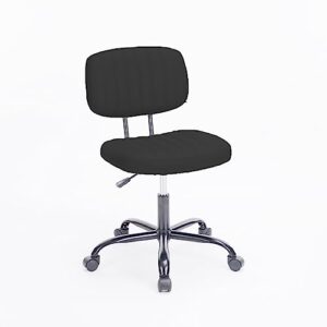 sweetcrispy home office, ergonomic computer mesh desk footrest modern height task chair with adjustable armrests/lumbar support/headrest/hanger, black