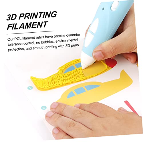 Baluue 3D Pen Filament 3D Print Pen 90 pcs Printing Replacement Filament Refill Mm Printer Temperature High Pla Pen Refills Accessories Supplies Filaments D 3D Printing Pen 3D Printing Pen